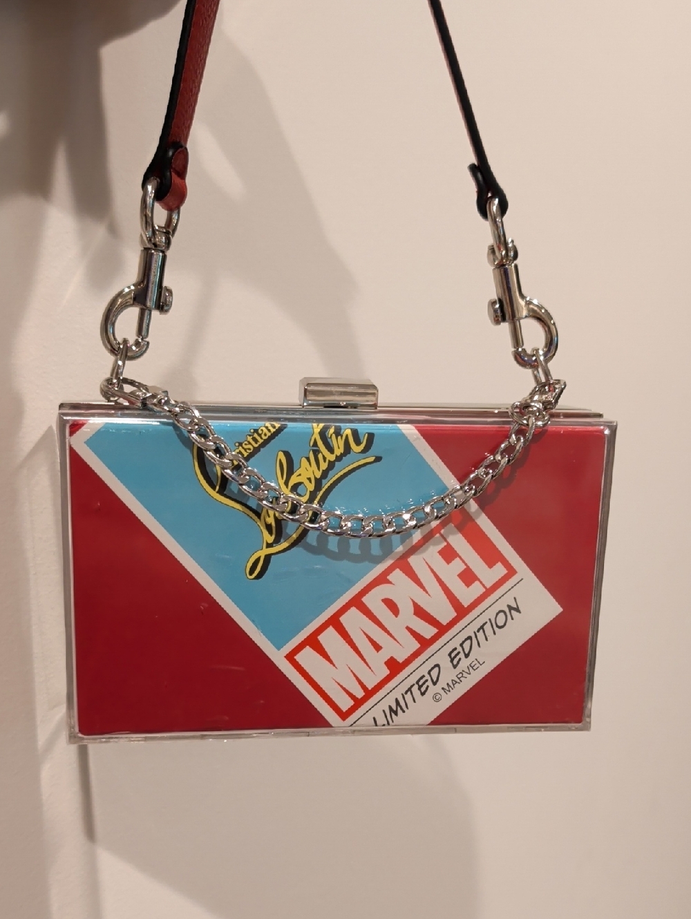 Upcycled Limited Edition Marvel X Christian Louboutin Novelty Clutch